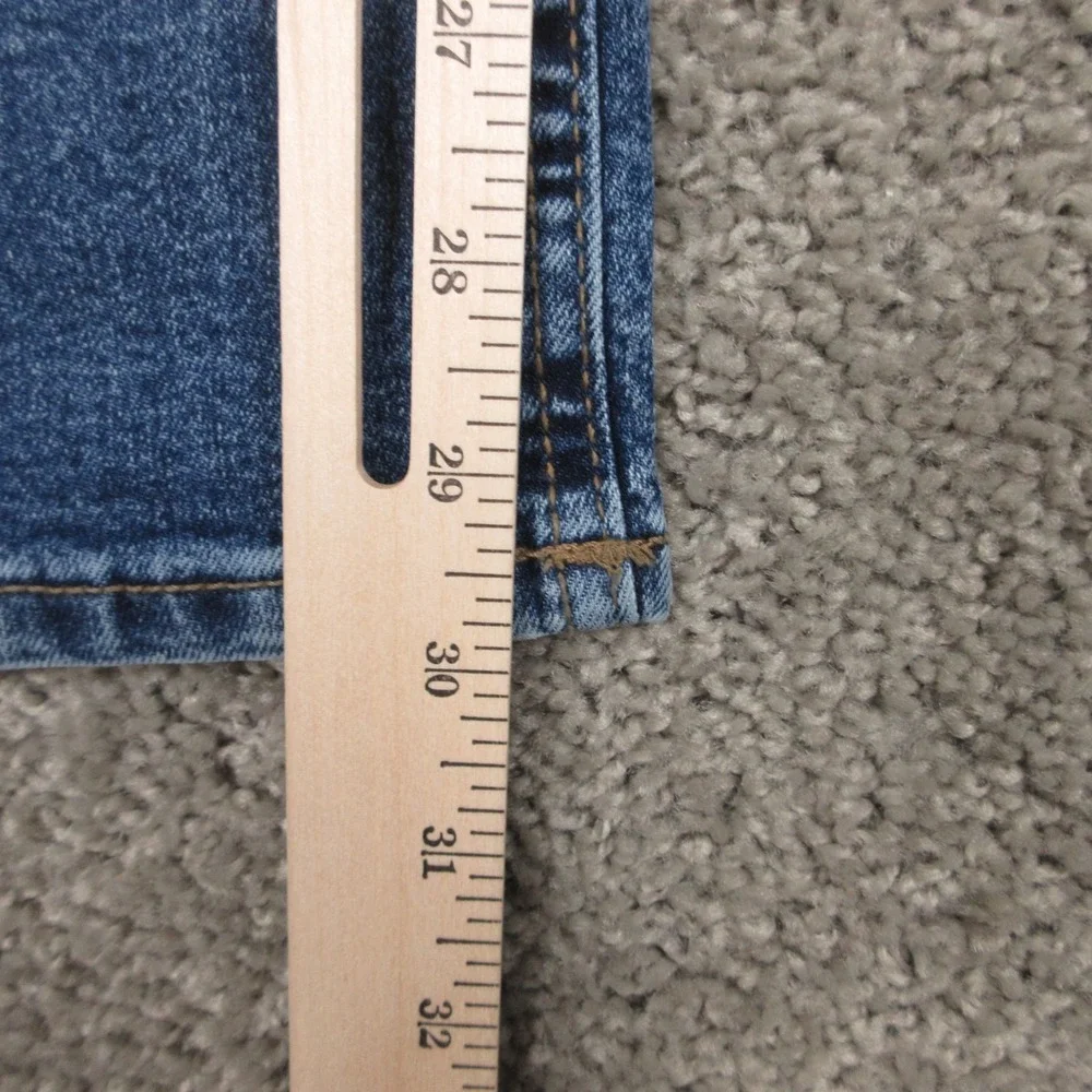Buffalo David Bitton Jeans Mens 34x30 Blue Ash Slim Fit Faded Denim Pants NEW